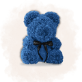 Ours en Rose 25cm - Bleu Foncé
