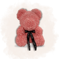 Ours en Rose 40cm - Rose Saumon