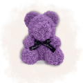 Ours en Rose 25cm - Violet